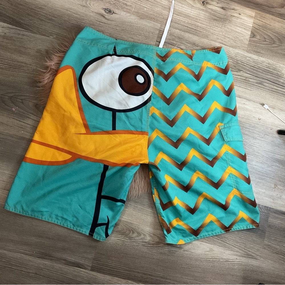 Phineas and Ferb Perry Swim Short Size 36 - Picture 6 of 8